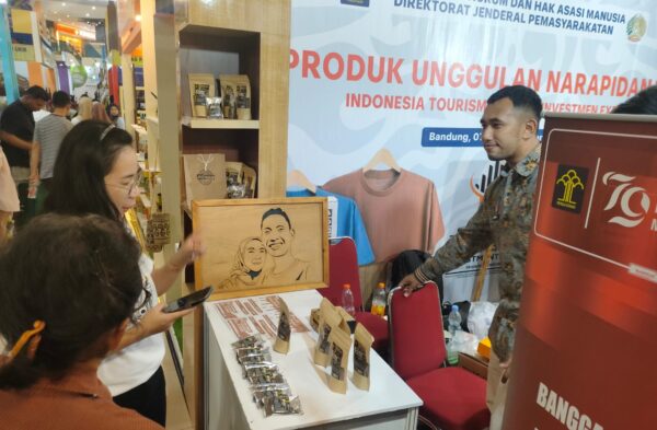 Rutan Depok Pamerkan Produk Warga Binaan di Expo Investasi 2024
