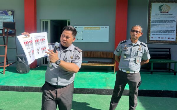 Sukseskan Pesta Demokrasi, Lapas Palangka Raya Sosialisasi Warga Binaan Terkait Pilkada