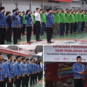 Upacara Khidmat di Bawah Gerimis, Kalapas Samarinda Peringati Hari Pahlawan
