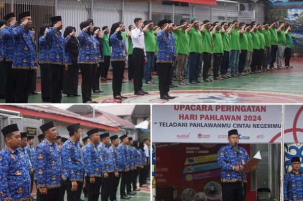 Upacara Khidmat di Bawah Gerimis, Kalapas Samarinda Peringati Hari Pahlawan