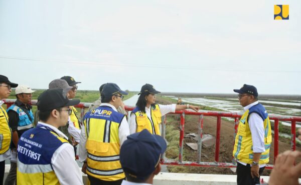 Wujudkan Visi Swasembada Pangan, Wamen Diana Tinjau Irigasi Food Estate Dadahup Kalteng