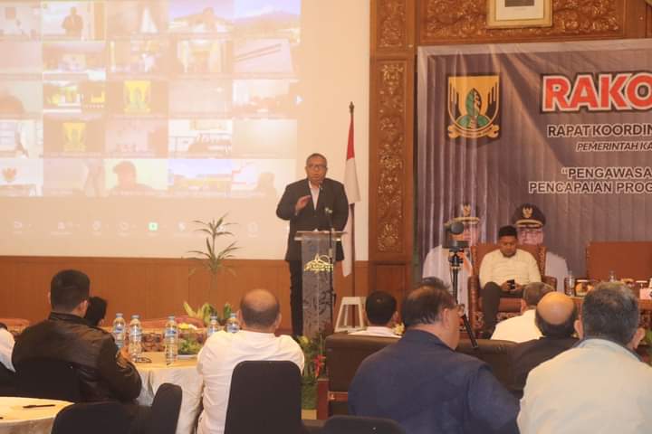Bupati Marwan Buka Rakor Pengawasan Daerah Sukabumi 2024