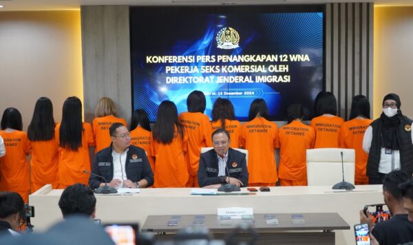 Ditjen Imigrasi Bongkar Jaringan Prostitusi Internasional Libatkan 12 PSK WNA Vietnam