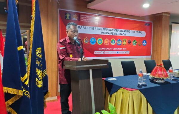 Kanwil Kemenkumham Sulsel Gelar Rakor Pengawasan Orang Asing