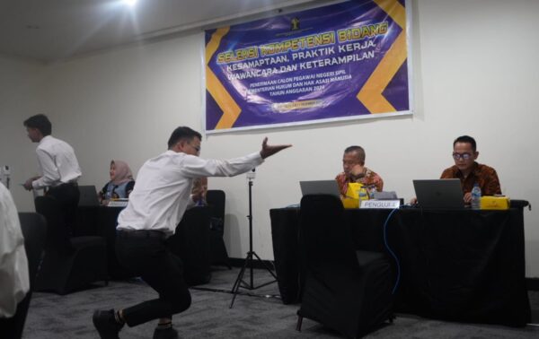 Kemenkumham Sumsel Jaring Calon ASN Berkualitas Melalui SKB Wawancara dan Keterampilan