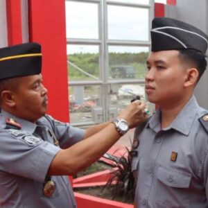 Lapas Palangka Raya Gelar Upacara Kenaikan Pangkat Pegawai, Kalapas Tekankan Profesionalisme dan Integritas
