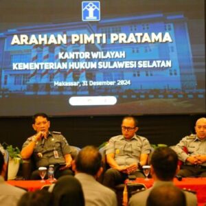 Penguatan Kinerja di Akhir Tahun, Pimti Kanwil Kemenkumham Sulsel Tekankan Disiplin dan Perencanaan Matang