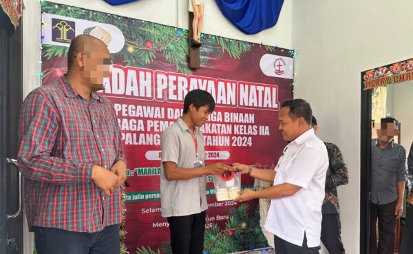 Penuh Suka Cita, Lapas Palangka Raya Gelar Ibadah Perayaan Natal Tahun 2024