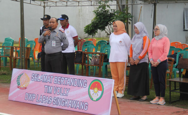 Turnamen Bola Voli Antar Instansi Meriahkan HUT DWP Ke-25 di Singkawang