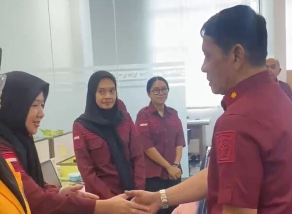 Kakanwil Kemenkumham Sulsel Andi Basmal Awali Tugas dengan Menyapa Pegawai