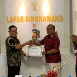 Klinik Lapas Singkawang Raih Akreditasi Paripurna dari Lafkespri