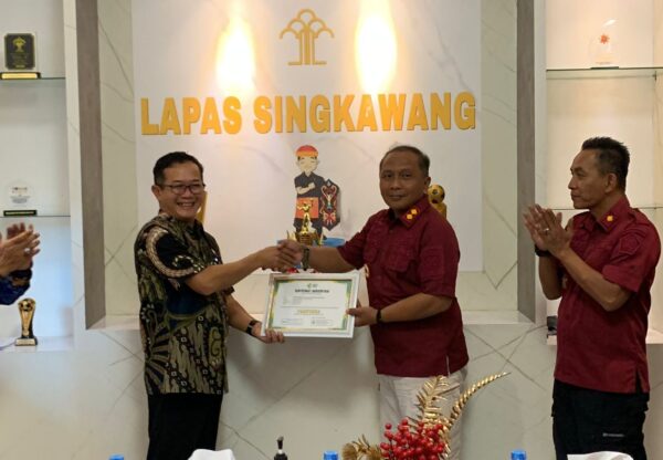 Klinik Lapas Singkawang Raih Akreditasi Paripurna dari Lafkespri