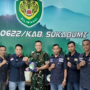 PWRC Kabupaten Sukabumi Audiensi dengan Dandim 0622 Bahas Hari Pers Nasional dan Rekrutmen Prajurit