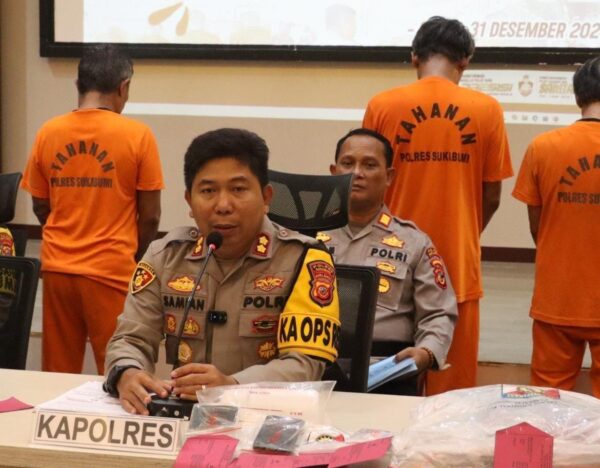 Rilis Akhir Tahun, Kapolres Sukabumi Paparkan Capaian Kinerja Tahun 2024