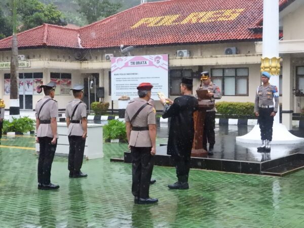 Rotasi Jabatan di Polres Sukabumi, Kasat Reskrim dan Kasat Lantas Resmi Berganti