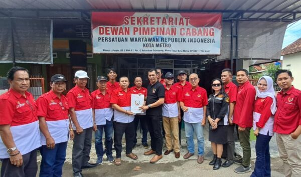 DPD PWRI Lampung Lakukan Kunjungan ke DPC Kota Metro, Perkuat Koordinasi dan Verifikasi