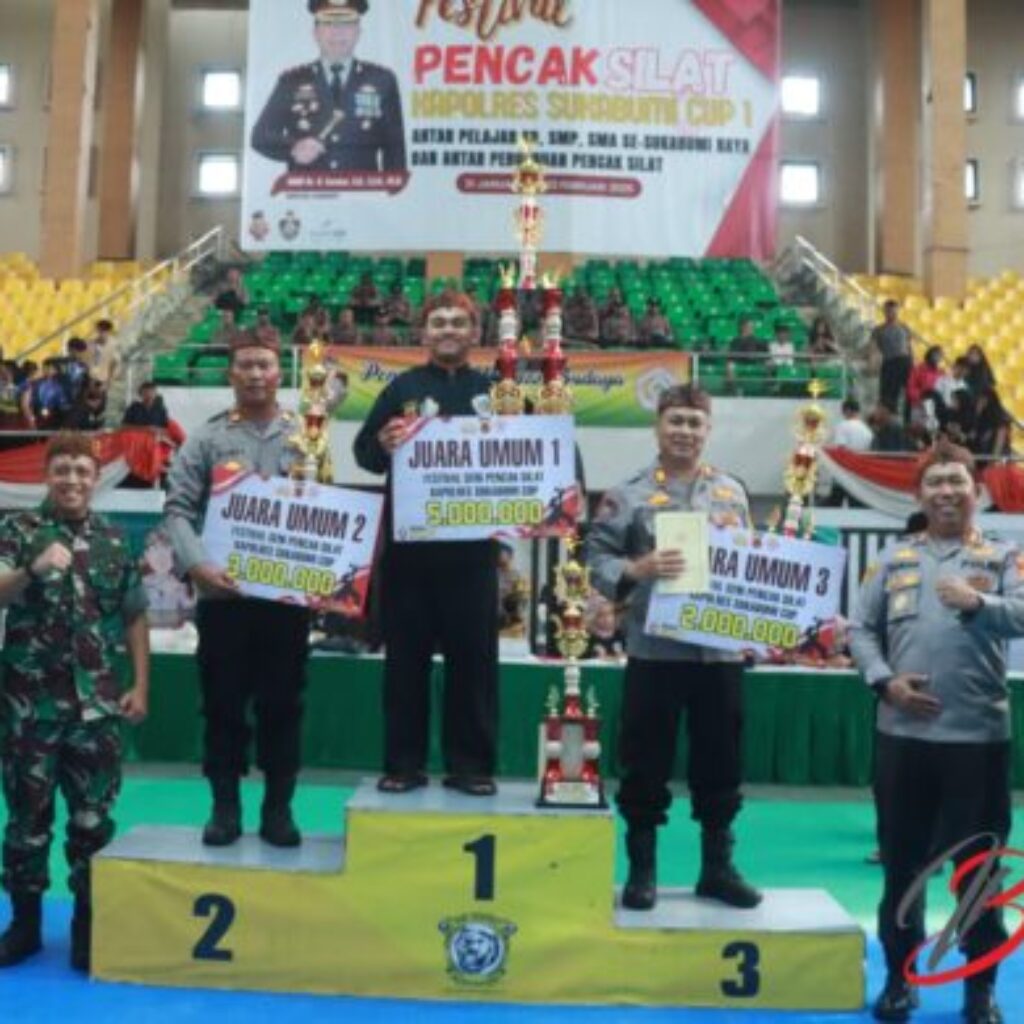 Festival Pencak Silat Kapolres Sukabumi Cup I 2025 Sukses Digelar