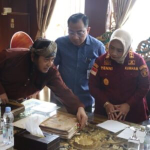 Penguatan Kekayaan Intelektual, Kanwil Kemenkum Sumsel Jalin Silaturahmi dengan Kesultanan Palembang Darussalam