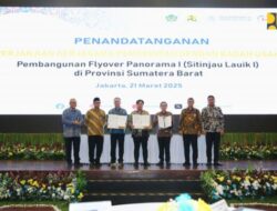 Kementerian PU Lakukan Penandatanganan KPBU Pembangunan Flyover Sitinjau Lauik I di Sumatera Barat