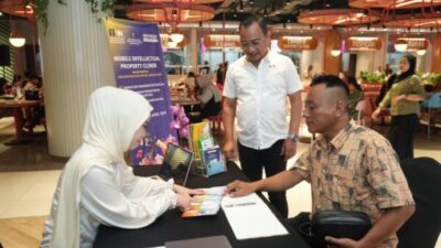 Rayakan Hari Kekayaan Intelektual, Kemenkum Sumsel Jemput Bola Lewat Layanan MIPC di Mall Palembang