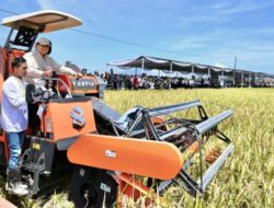 Menteri Dody Dampingi Presiden Prabowo Panen Raya Bersama Petani, Siap Wujudkan Swasembada Pangan