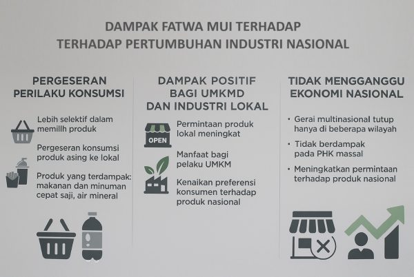 Infografis dampak fatwa MUI terhadap industri nasional