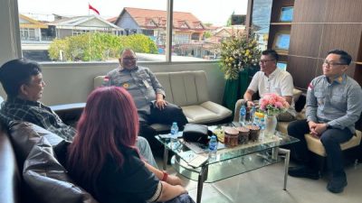 Kakanim Sam Fernando menerima kunjungan dari PWRC Kalbar