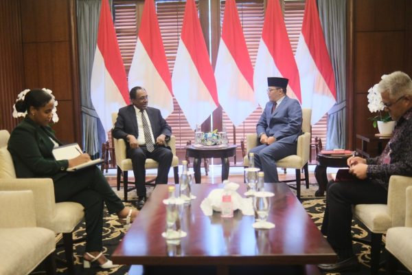 Menlu RI Sugiono dan Dubes Ethiopia bertemu di Kementerian Luar Negeri