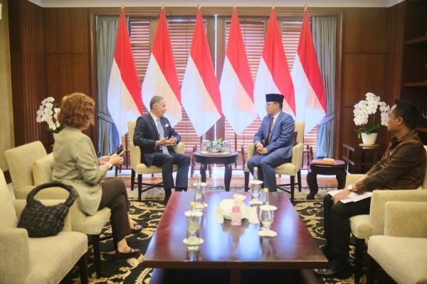 Menlu Sugiono dan Dubes Kroasia Nebojša Koharović bertemu di Kementerian Luar Negeri RI
