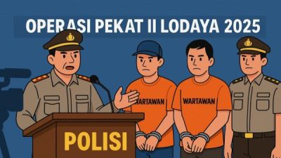 Ilustrasi penangkapan pelaku pemerasan oleh Polres Sukabumi