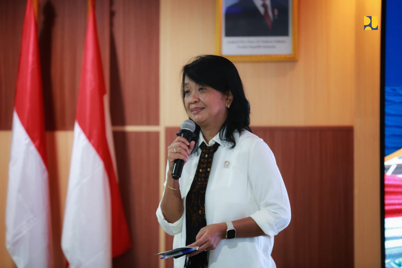 Wakil Menteri Diana Kusumastuti beri arahan dalam pelatihan kepemimpinan Kementerian PU