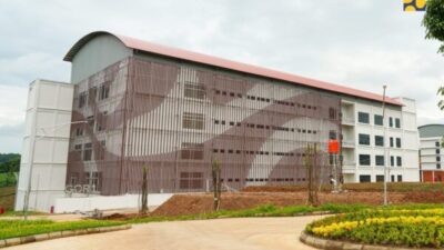 Tampak dari udara pusat pelatihan paralimpiade di Karanganyar dengan fasilitas lengkap