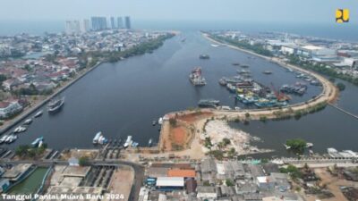 Pembangunan tanggul pantai Jakarta untuk atasi banjir dan land subsidence