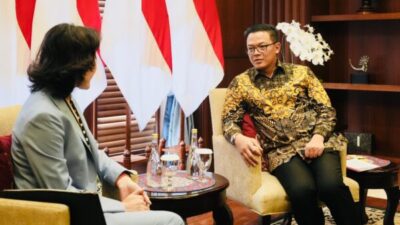 Pertemuan Menlu Sugiono dan Dubes Tiongkok untuk ASEAN di Jakarta