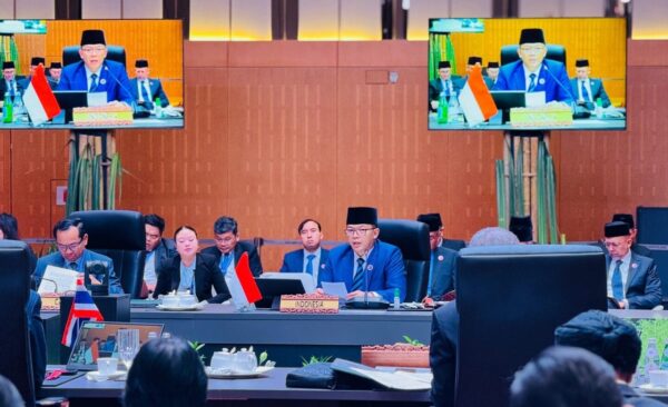 Menlu Sugiono berbicara di Pertemuan Menteri Luar Negeri ASEAN 2025