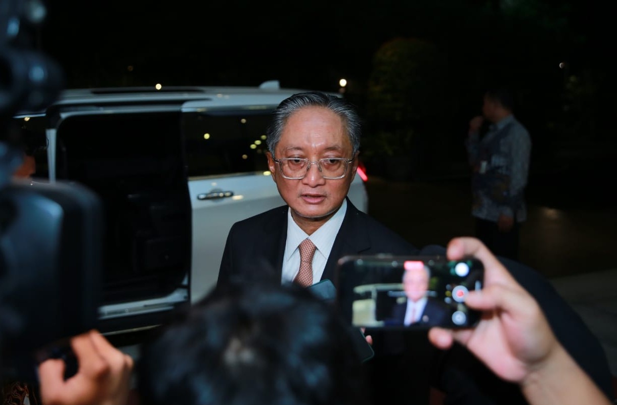 Menteri PU Dody Hanggodo saat menyampaikan konferensi pers terkait OTT KPK BBPJN Sumut