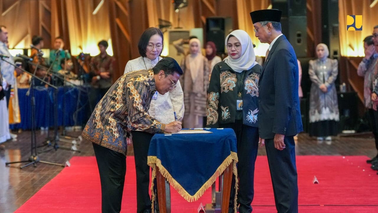 Menteri PU Dody Hanggodo melantik pejabat eselon II dan III