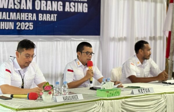 Rapat TIMPORA Halmahera Barat 2025 bersama Imigrasi Ternate dan lintas instansi