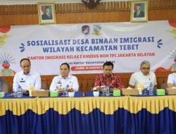 Imigrasi Jakarta Selatan Gelar Sosialisasi Desa Binaan di Tebet, Warga Diingatkan Bahaya TPPO dan Love Scamming