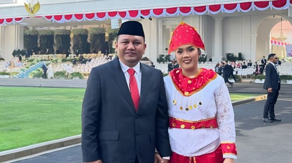 Eko Rajagukguk hadiri peringatan HUT RI ke-80 di Istana Merdeka bersama istri