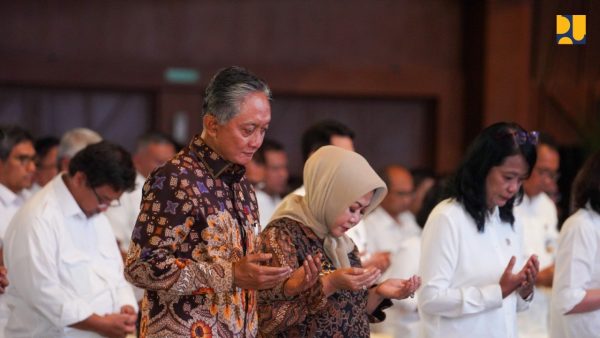 Kementerian PU gelar doa bersama peringatan HUT ke-80 RI di Jakarta