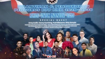 Pelantikan DPP Kawanua 2025-2030 di Balai Sarbini Jakarta