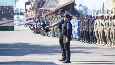 Pengukuhan Satgas Patroli Imigrasi Bali oleh Menteri Agus Andrianto