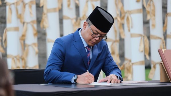 Menlu Sugiono tanda tangani Deklarasi Global Personel Kemanusiaan di PBB