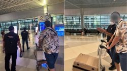 Petugas Imigrasi Jakarta Selatan saat mendeportasi WNA Timur Tengah ke Syria
