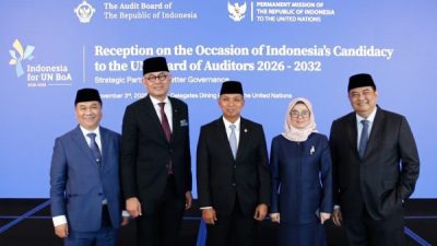 BPK Indonesia terpilih menjadi anggota UN Board of Auditors di New York