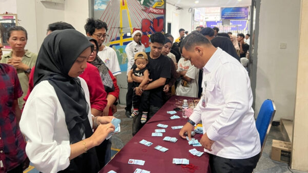 Open House Natal Rutan Kelas IIA Batam bersama Warga Binaan dan keluarga