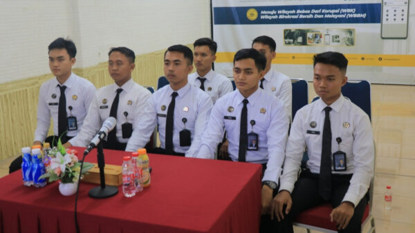 CPNS Lapas Pemuda Madiun mengikuti pembukaan Latsar Golongan II