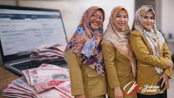ilustrasi pencairan gaji ke-13 ASN melalui transfer bank
