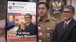 ilustrasi klarifikasi BKN terkait hoaks status PPPK